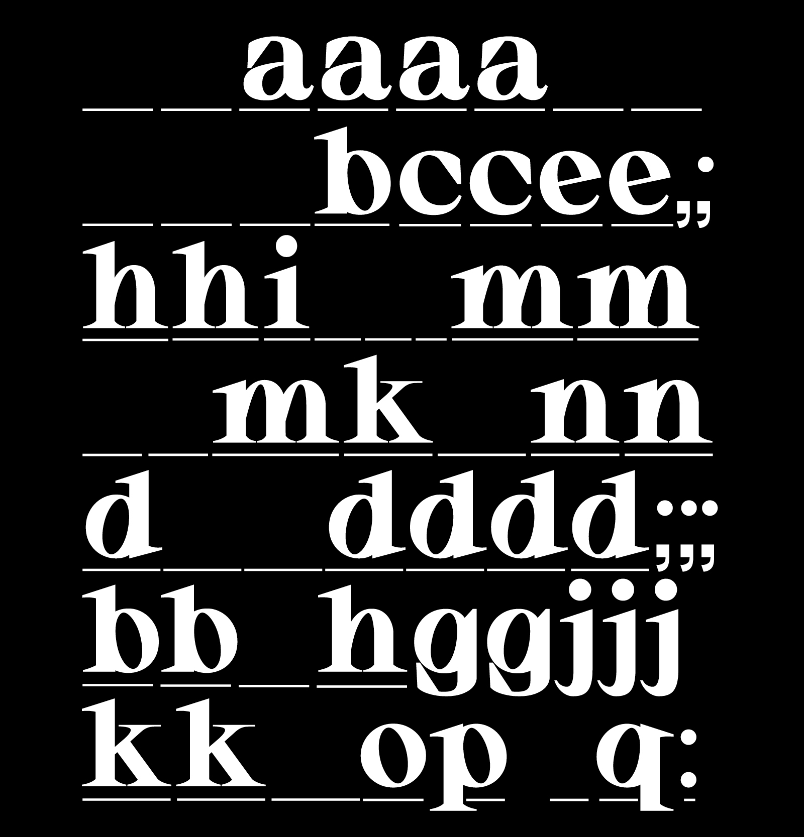 Bla Bla Serif 3